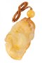 Carved amber pendant “Dragon”