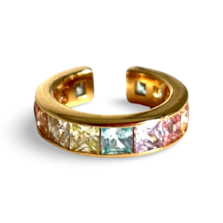 Rainbow Cuff with zircons