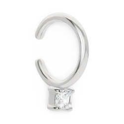 سوار أذن فضي مرصع بالزركون