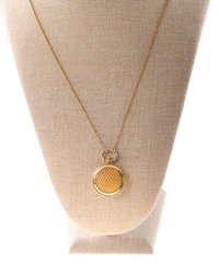 Silver necklace with gilding "Manlio"