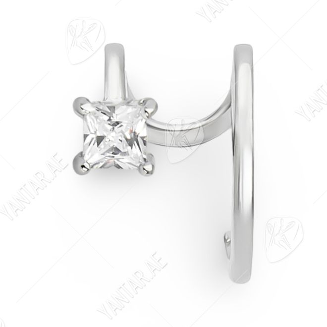 Silver zircon Ear Cuff Silver zircon Ear Cuff