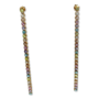 Rainbow Earrings with zircons