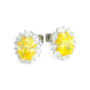 Yellow Gemstone Earrings