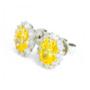 Yellow Gemstone Earrings