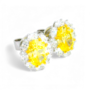 Yellow Gemstone Earrings