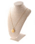 Silver necklace with gilding "Manlio"