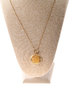 Silver necklace with gilding "Manlio"