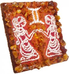 Souvenir magnet “Zodiac sign Gemini”