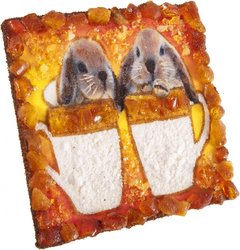 Souvenir magnet “Rabbits”