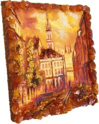 Souvenir magnet “Ancient Lviv. Market Square"