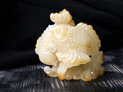Souvenir amber figurine “Fish”