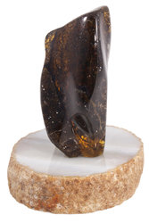 Souvenir “Amber stone on an agate stand”