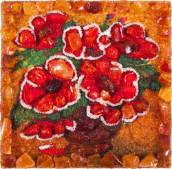 Souvenir magnet “Blossoms in a vase”