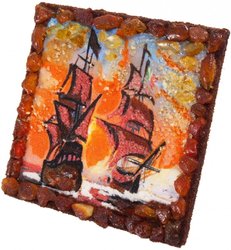 Souvenir magnet “Sailboats”