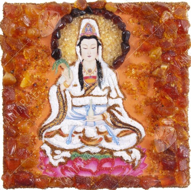 Souvenir magnet “Chinese Goddess of Mercy Kannon”