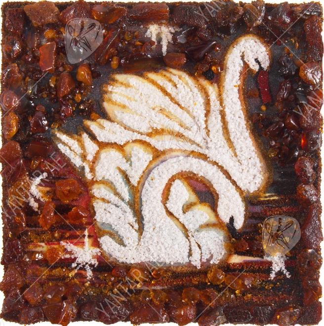 Souvenir magnet “Pair of Swans”