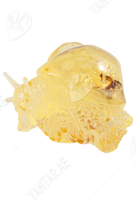 Amber souvenir figurine “Snail”