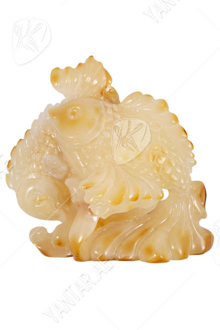 Souvenir amber figurine “Fish”