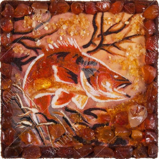 Souvenir magnet “Fishing”