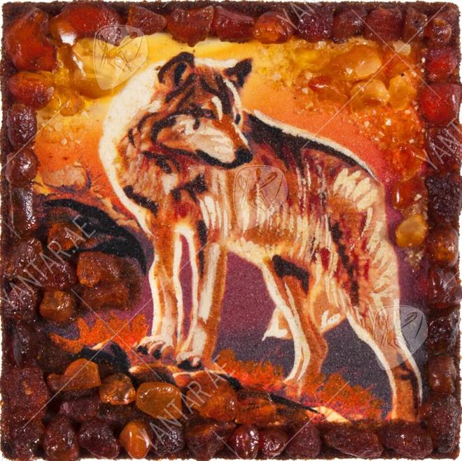 Souvenir magnet “Wolf”