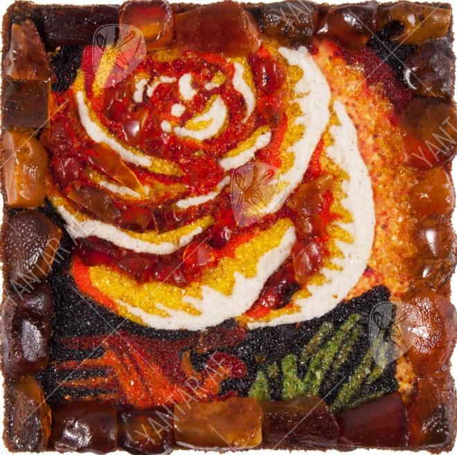 Souvenir magnet “Rose”