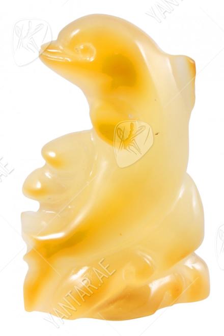 Amber souvenir “Dolphin”