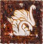 Souvenir magnet “Pair of Swans”