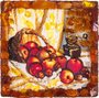 Souvenir magnet “Still life. Apples and nuts"