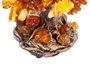 Tree with amber stones
