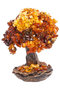 Amber bonsai tree