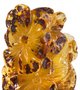 Amber souvenir on an agate stand “Flowers”